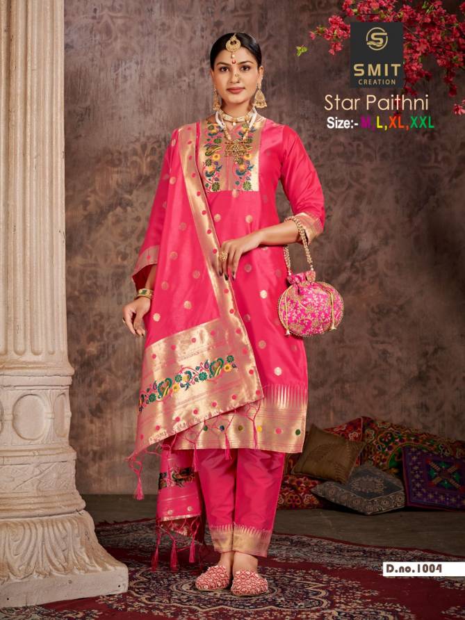 Smit Star Paithni Fancy Festive Wear Wholesale Readymade Suits